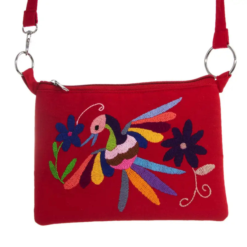 Otomí Hand-Embroidered Mini Clutch - 23