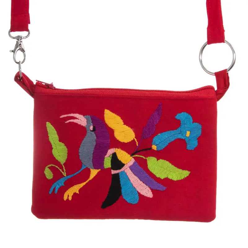 Otomí Hand-Embroidered Mini Clutch - 24