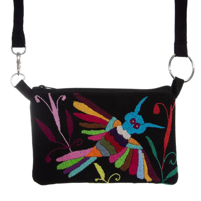 Otomí Hand-Embroidered Mini Clutch - 28