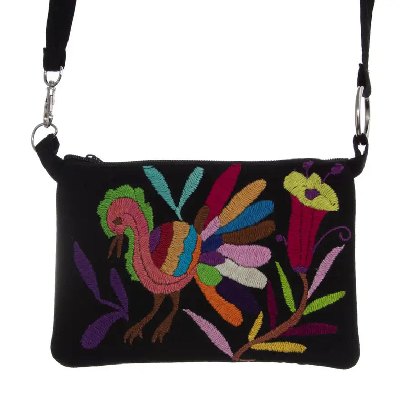 Otomí Hand-Embroidered Mini Clutch - 30