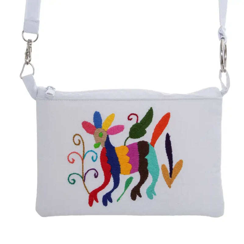 Otomí Hand-Embroidered Mini Clutch - 16