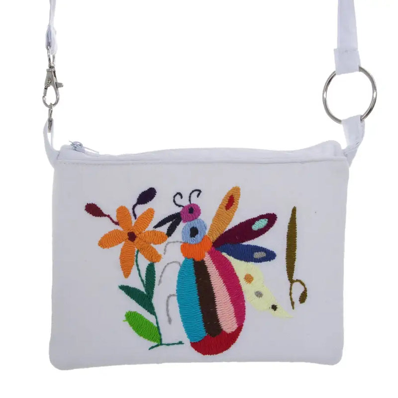 Otomí Hand-Embroidered Mini Clutch - 18