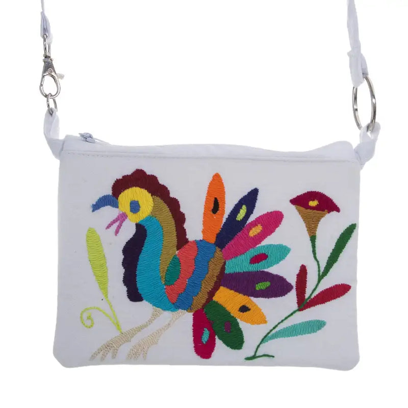 Otomí Hand-Embroidered Mini Clutch - 21