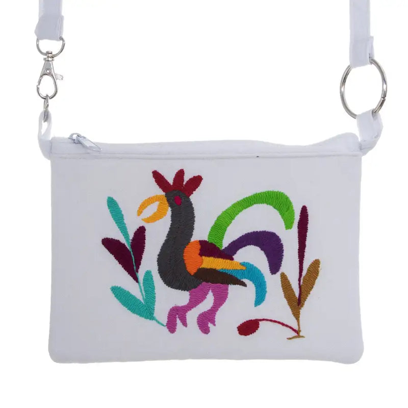 Otomí Hand-Embroidered Mini Clutch - 22