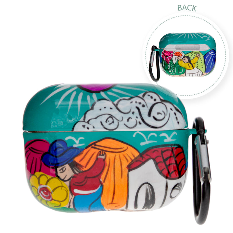 Artisanal Hand-Painted Xalitla AirPods Pro Case
