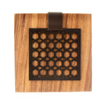 Parota Wood Modern Lines Napkin Holder - 8