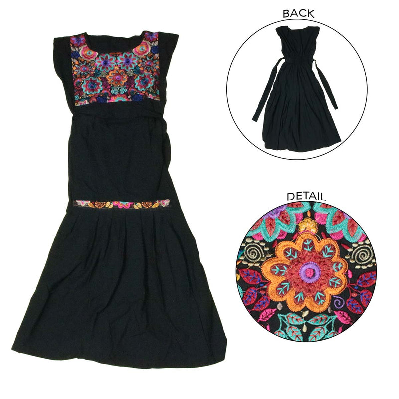 Yatziri Floral Embroidered Maxi Dress - 3