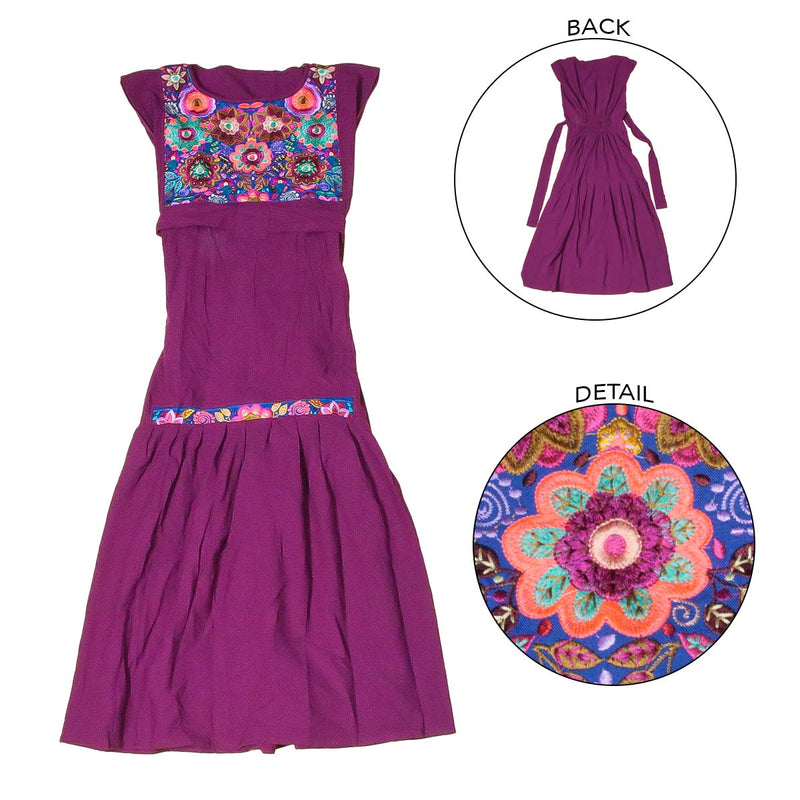 Yatziri Floral Embroidered Maxi Dress - 4