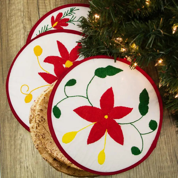 Winter Limited Edition Embroidered Tortilla Warmer