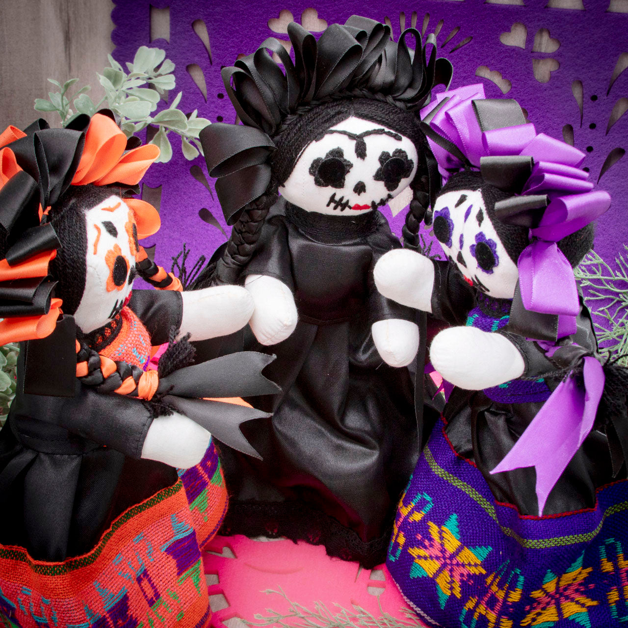 Catrinas / muñecas mexicana/sugar skull/ newest Día de muertos/ mexican ragdoll