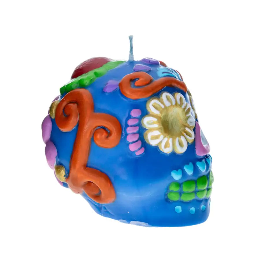 Sugar Skull Day of the Dead Candle