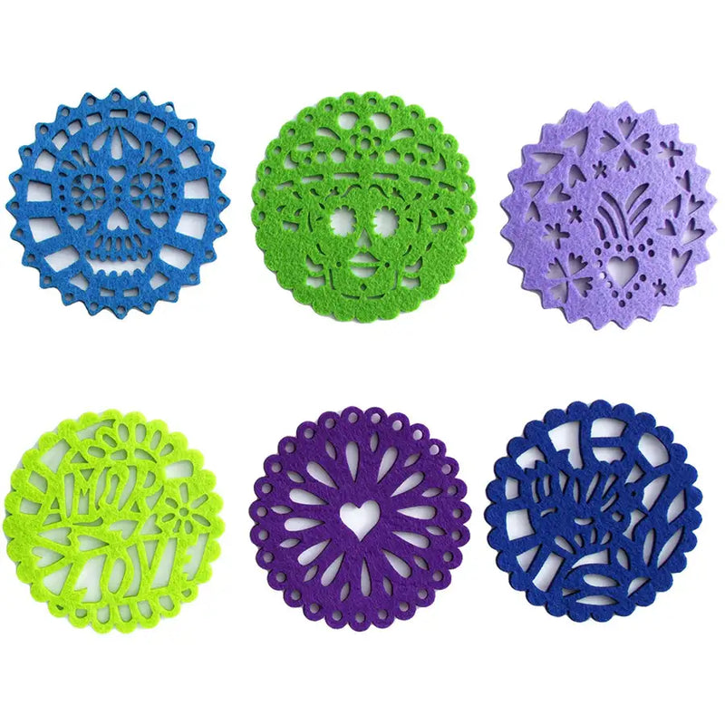 Felt "Papel Picado" Coasters - 5