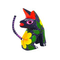 Hand Painted Coyote Wooden Figurine - 14