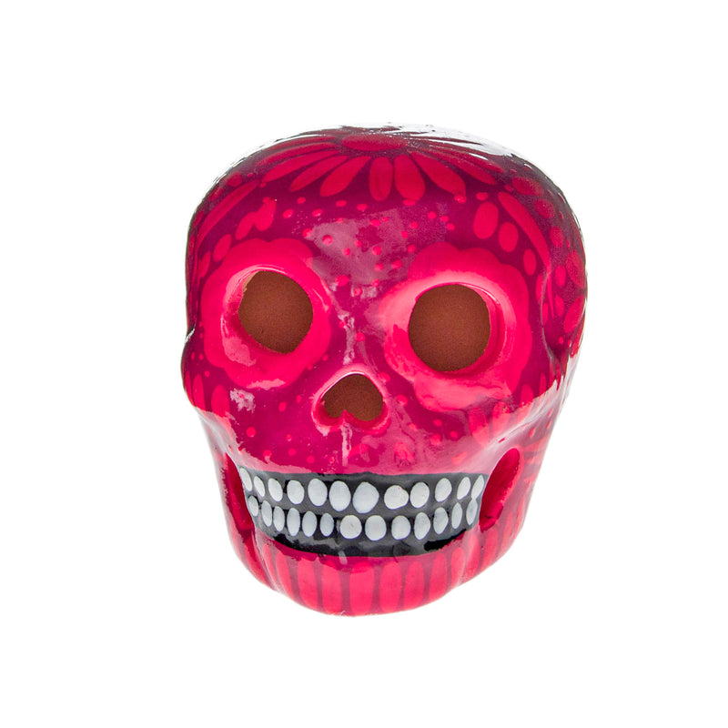 Hand Painted Clay Sugar Skull, Calaveras