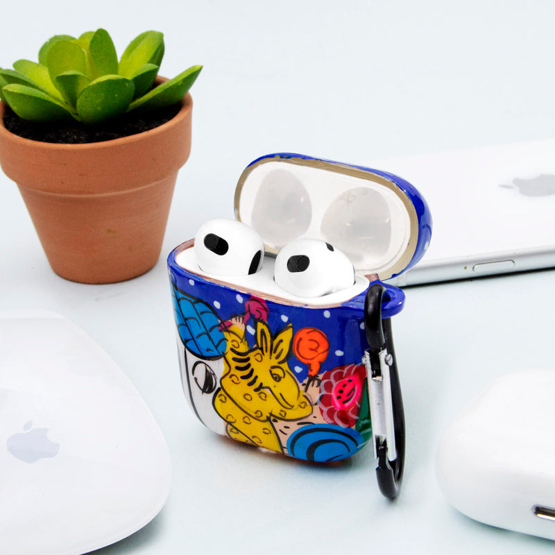Artisanal Hand-Painted Xalitla AirPods 1 & 2 Case