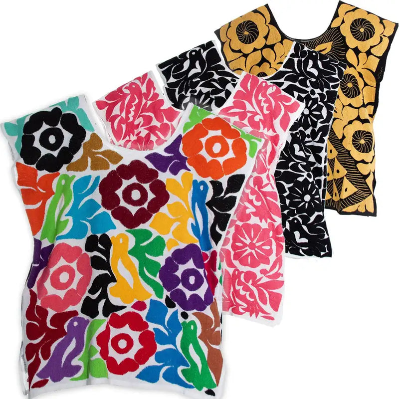 Jalapa Full Embroidery Huipil Blouse - 1