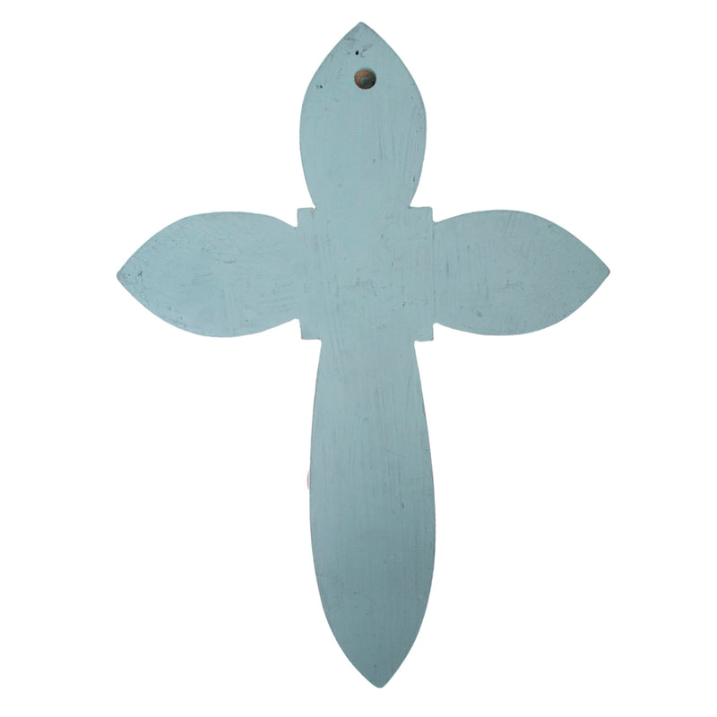 Wooden Wall Cross with Milagritos, Large