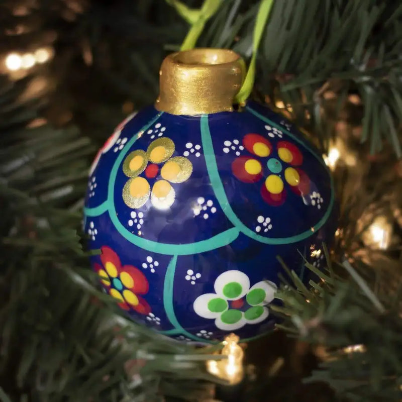 Round Clay Christmas Ornament - 14