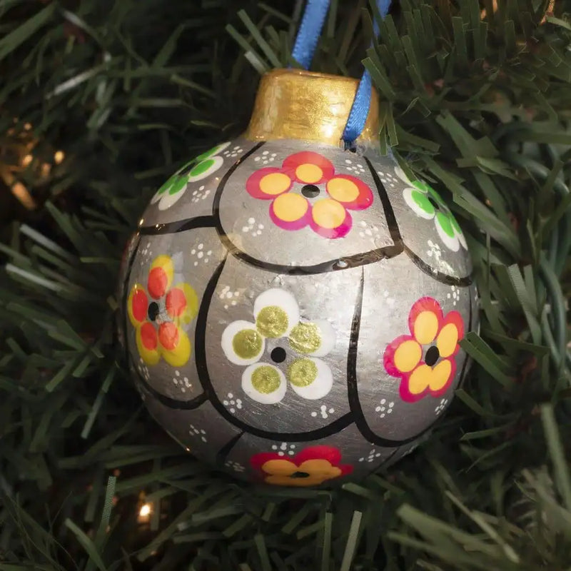 Round Clay Christmas Ornament - 9