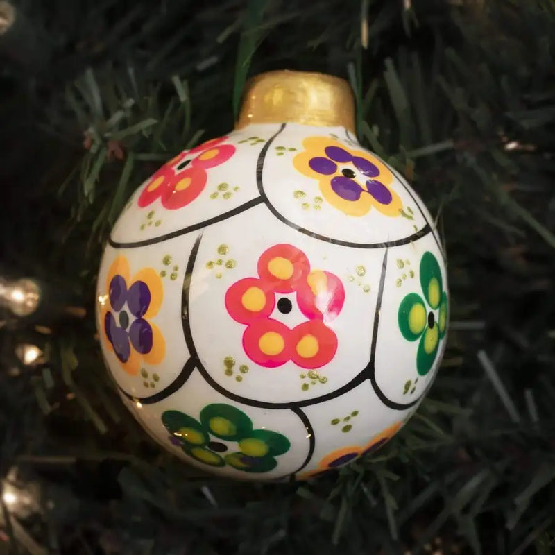 Round Clay Christmas Ornament - 11