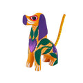 Hand Painted Long-eared Dog Wooden Figurine Alebrije - 13