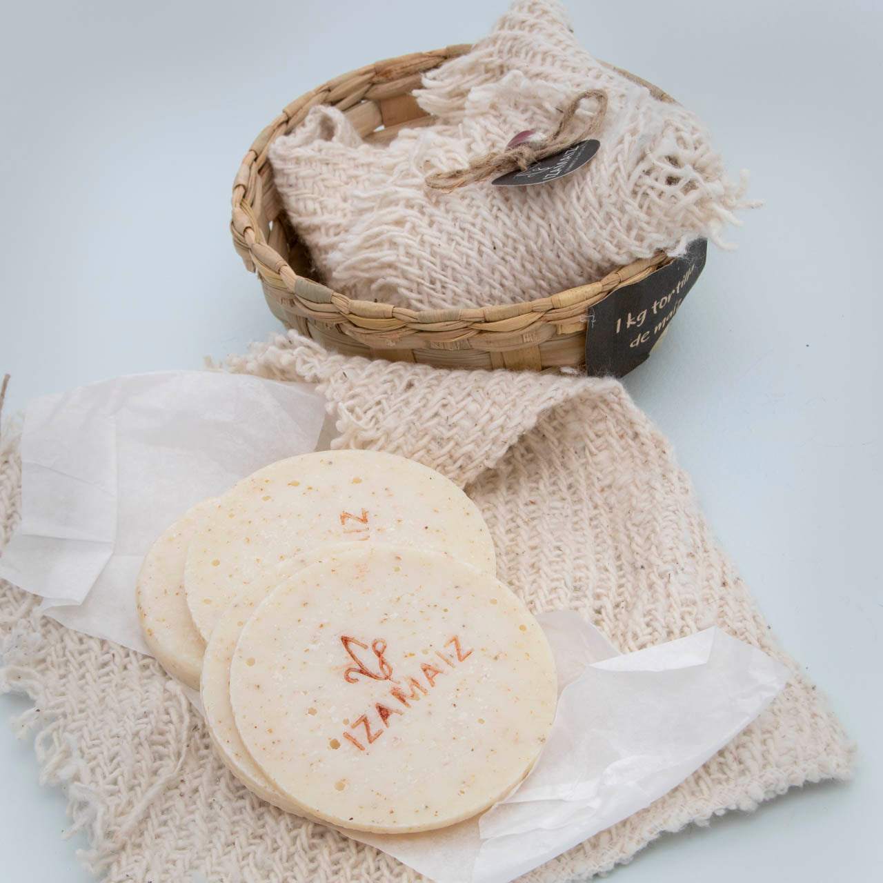 Mis Tortillas Artisanal Soap Set with Decorative Tortillero