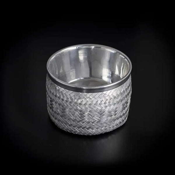 Woven Aluminum Bowl with Removable Base